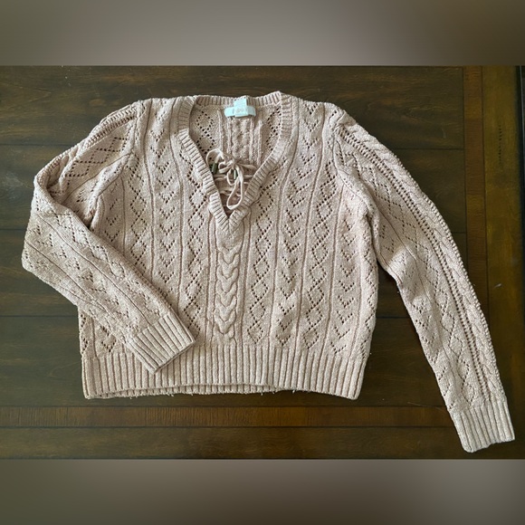 Forever 21 Pink Sweater in size Small - Picture 3 of 5